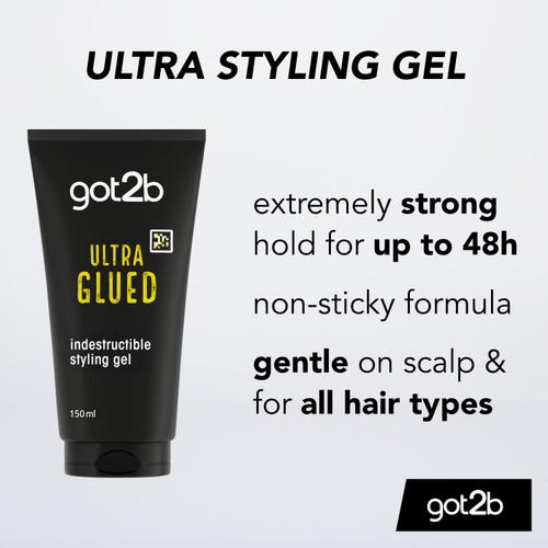 Got2b Glued Spiking Glue Ultra Edge Styling Gel