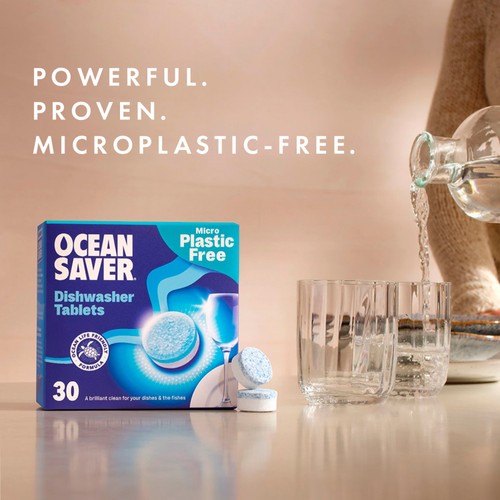 Oceansaver Plastic Free 30 Eco Dishwasher Tablets 420G