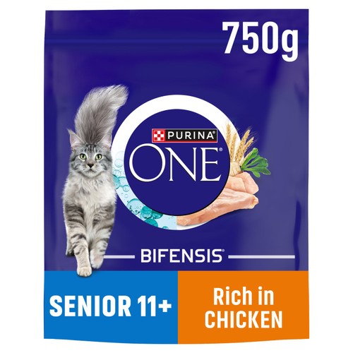 Purina One Senior 11+ Chicken Dry Cat Food 