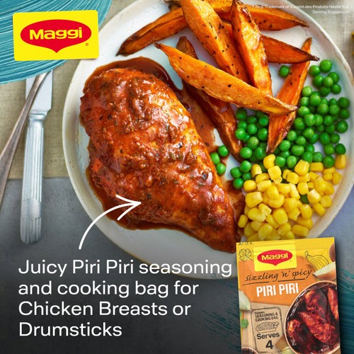 Maggi Juicy Smoky Piri Piri Chicken Herb and Spice Seasoning Mix