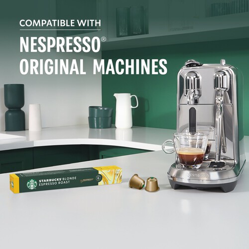 Starbucks by Nespresso Blonde Espresso Roast Coffee Pods x10