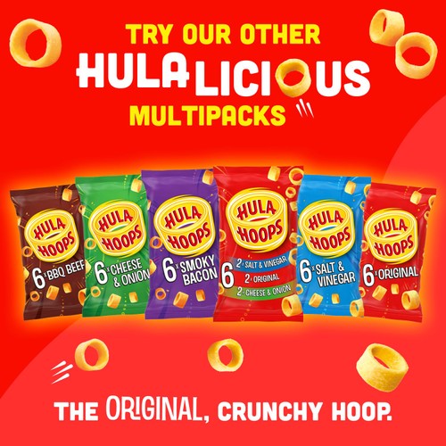 Hula Hoops Variety Multipack Crisps 6 Pack