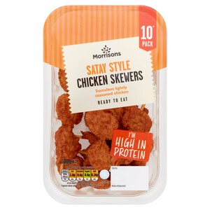 Morrisons Mini Satay Style Chicken Skewers 100g Morrisons Online