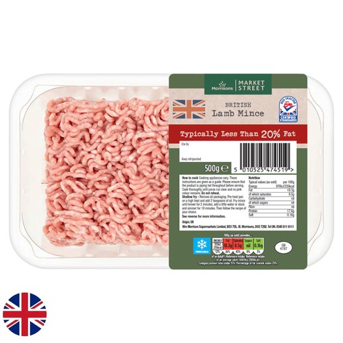 Morrisons Lamb Mince 500g