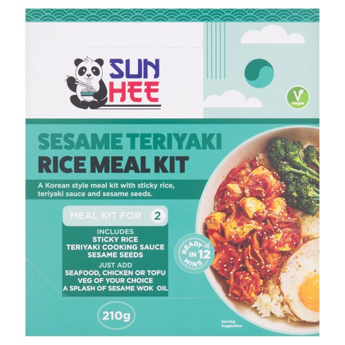 Sun Hee Sesame Teriyaki Rice Meal Kit For 2 