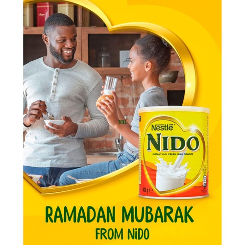Nido Instant Full Cream Milk Powder 900g