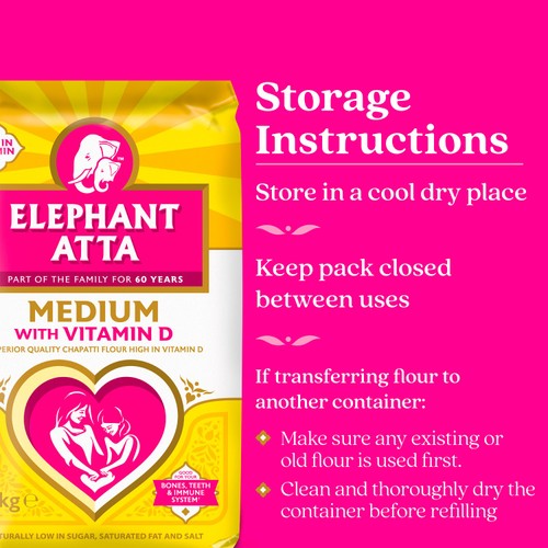 Elephant Atta Medium Vitamin D