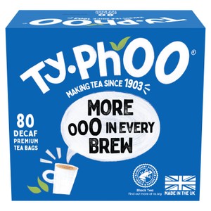 Typhoo Decaf Tea 80 Tea Bags