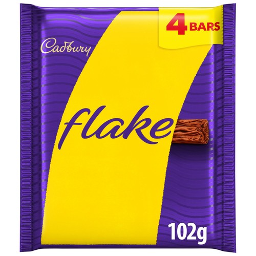Cadbury Flake Chocolate Bar 4 Pack Multipack