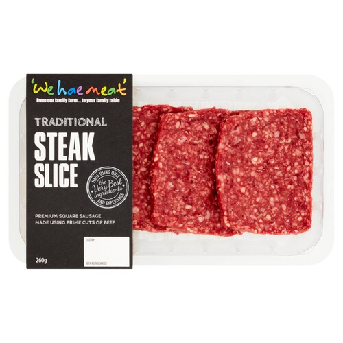 We Hae Meat Steak Slice Sliced Beef Sausage