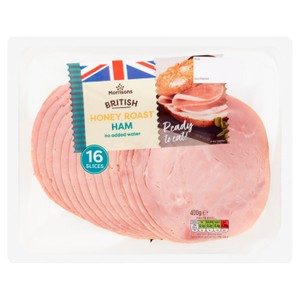 Morrisons British Thinly Sliced Honey Roast Ham