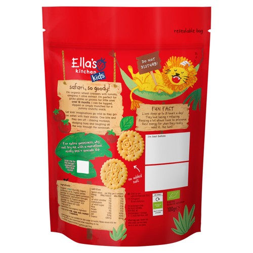 Ella's Kitchen Organic Tomato & Oregano Cracker 