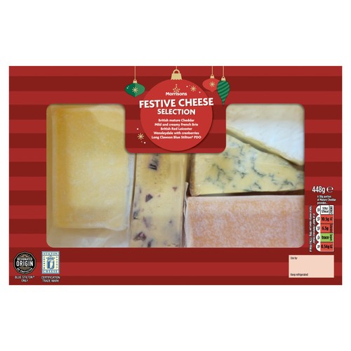 Morrisons Festive Cheese Selection 448g