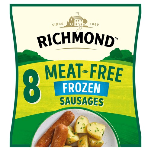 Richmond 8 Frozen Meat Free Vegan Sausages