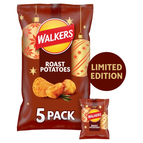 Walkers Crispy Roast Potatoes Flavour 5 x 25g