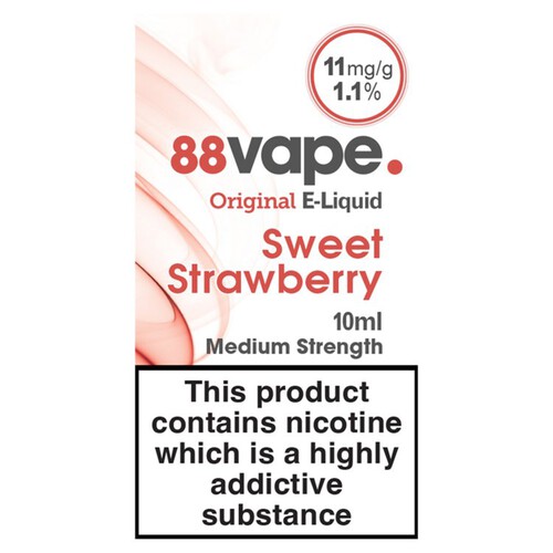 88Vape Original 11mg Sweet Strawberry