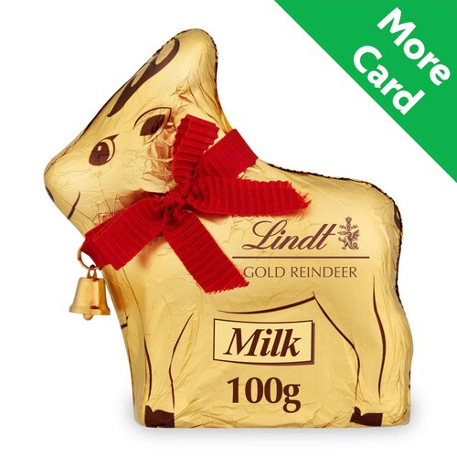 Lindt Milk Chocolate Gold Reindeer