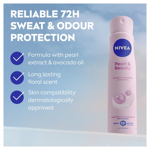 NIVEA Pearl & Beauty 72h Anti-Perspirant Deodorant Spray