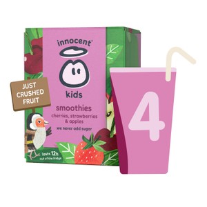 Kids Smoothies Cherries, Strawberries & Apples 4 x 150ml