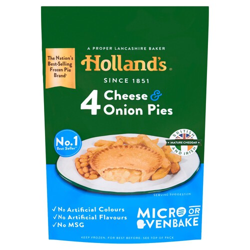 Holland's Cheese & Onion Pies