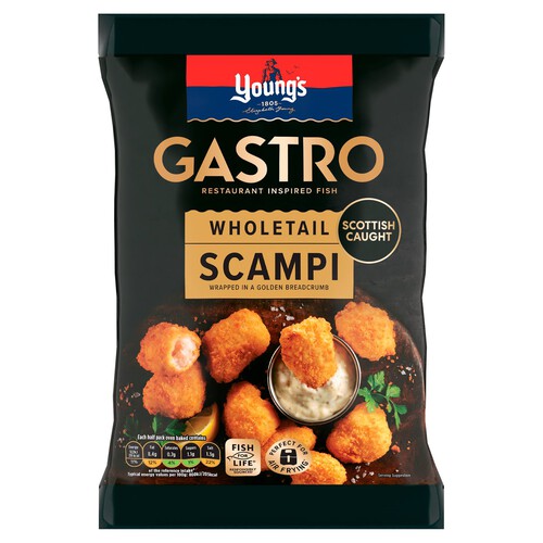 Young's Gastro Wholetail Scampi 