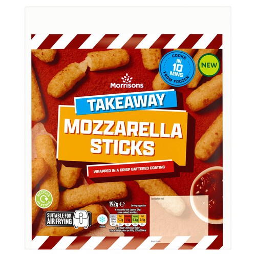 Morrisons Takeaway Mozzerella Sticks