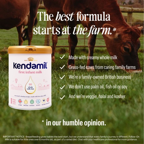 Kendamil 1 First Baby Infant Milk Formula Powder From Birth