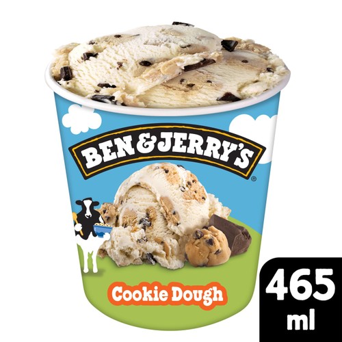 Ben & Jerry's Cookie Dough Vanilla Ice Cream Tub 465ml