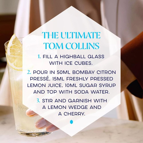 Bombay Citron Presse Mediterranean Lemon Distilled Gin (37.5%)   70cl