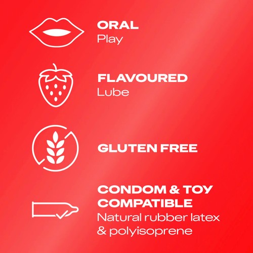 Durex Play Water Based Strawberry Lubricant Gel