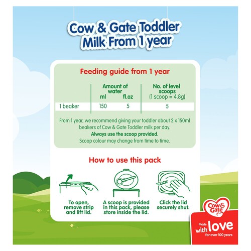 Cow & Gate 3 Toddler Milk Formula 1+ Years