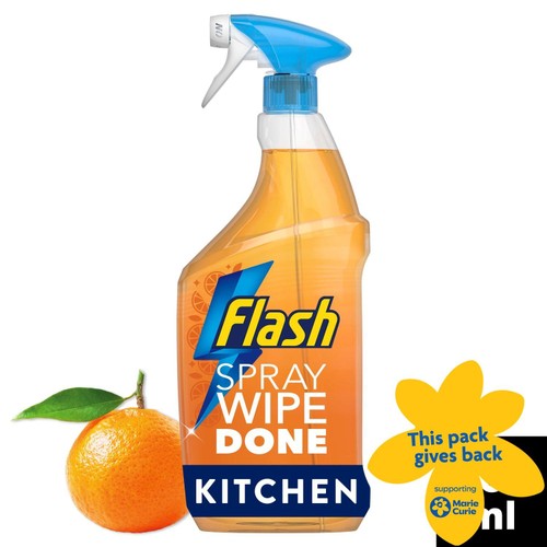 Flash Kitchen Spray Wipe Done Mandarin Cleaning Spray