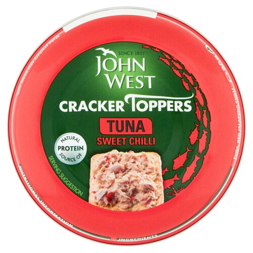 John West Cracker Toppers Tuna Sweet Chilli (80g)