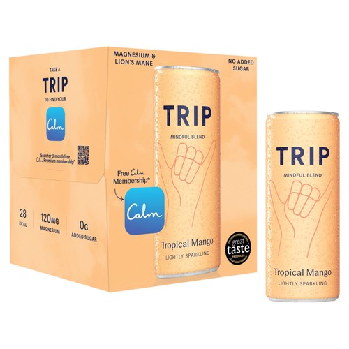 Trip Mindful Blend Tropical Mango 4 x 250ml