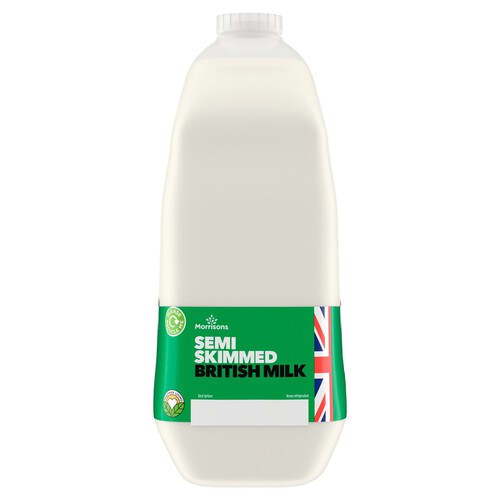 Morrisons British Semi Skimmed Milk 6 Pints