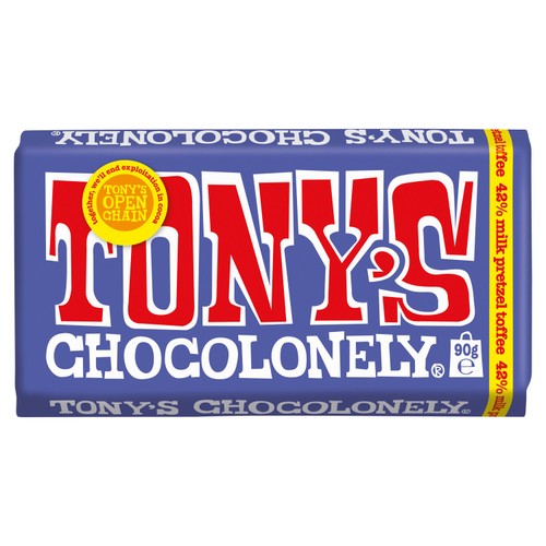 Tony's Chocolonely Milk Pretzel Toffee 