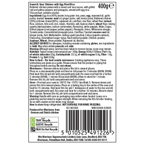 Morrisons The Best Sweet & Sour Chicken 400g