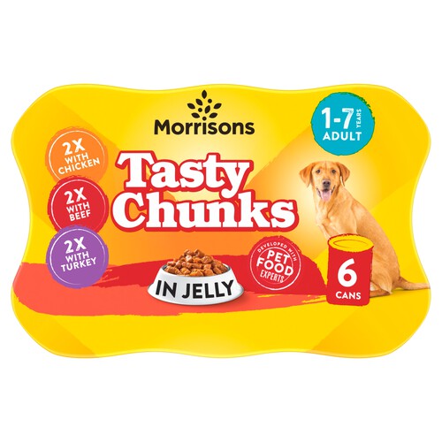 Morrisons Dog Food Meat Chunks In Jelly