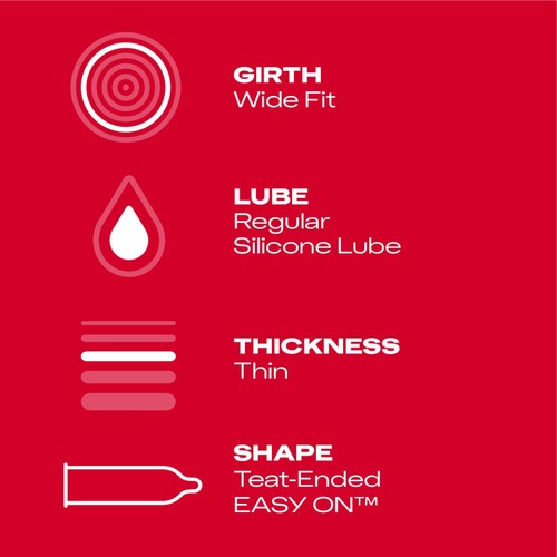 Durex Thin Feel XL Wide Condoms
