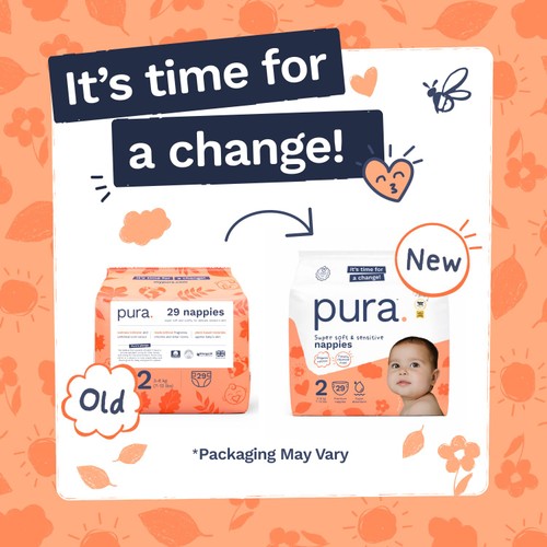 Pura Soft Baby Nappies Size 2 (29 pack)