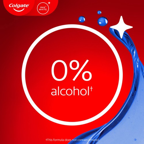 Colgate Max White Expert Whitening Mouthwash Alcohol Free 500ml