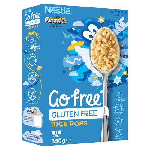 Nestle Go Free Rice Pops Gluten Free Cereal