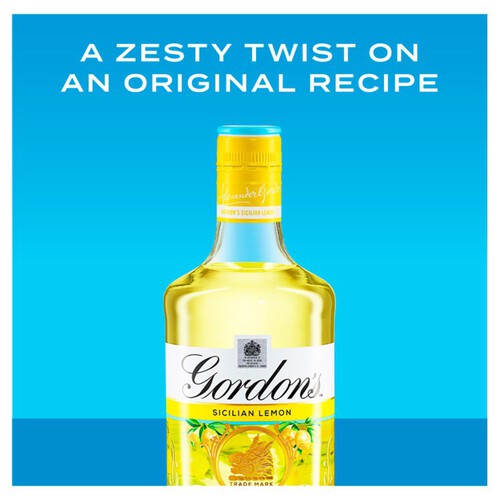 Gordon's Sicilian Lemon Distilled Flavoured Gin  