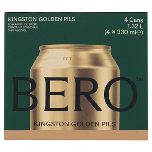 Bero Kingston Golden Pils 0.5% Abv