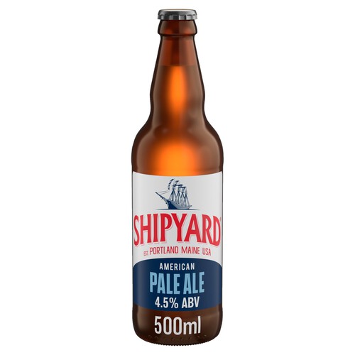 Shipyard American Pale Ale Beer Bottle 