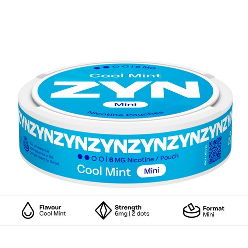 ZYN Cool Mint 6mg Nicotine Pouches