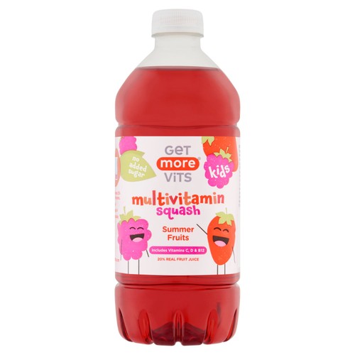 Get More Vits Multivitamin Squash Summer Fruits 750ml