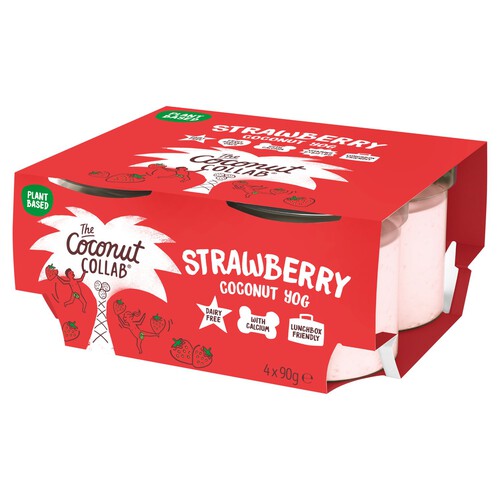 The Coconut Collaborative Dairy Free Kids Yoghurt Strawberry 