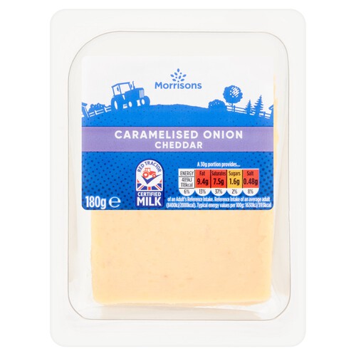 Morrisons Cheddar With Caramelised Onion