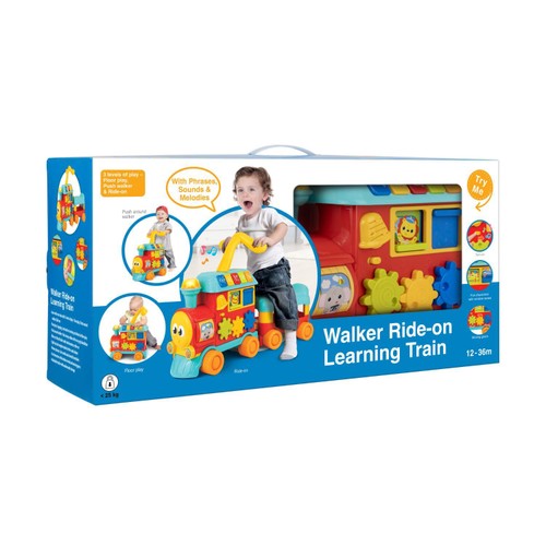 Preschool Walker Ride-On Learning Train